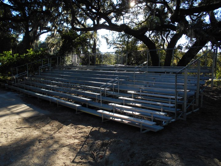 Long Term bleacher rental in Jacksonville Florida