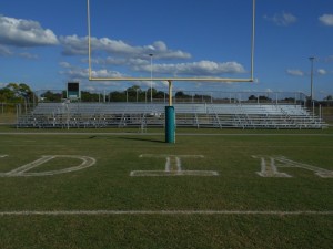 football bleachers