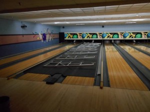 Bowling Alley Bleacher Installation