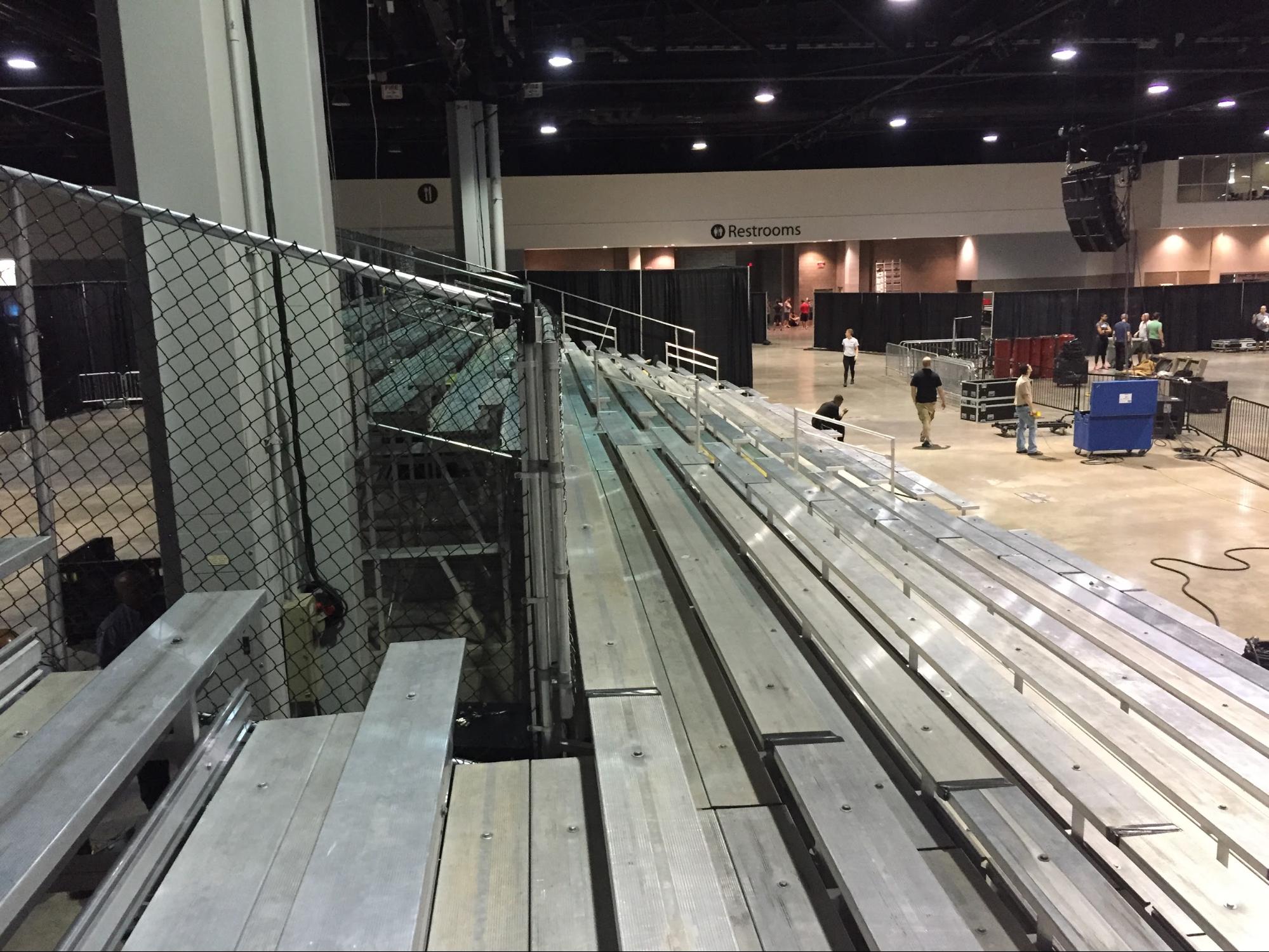 Rental Bleacher Installation and Set-up - Rental Bleachers, Inc.