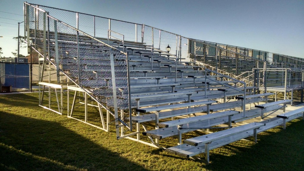 Rent 4-Row Low Rise Bleachers in Iowa, Seats 24