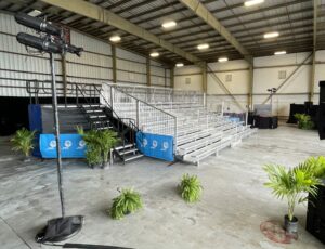 Mobile Bleacher Indoor Event Orlando